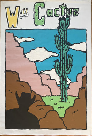 Affiche Wild Cactus - Jakman