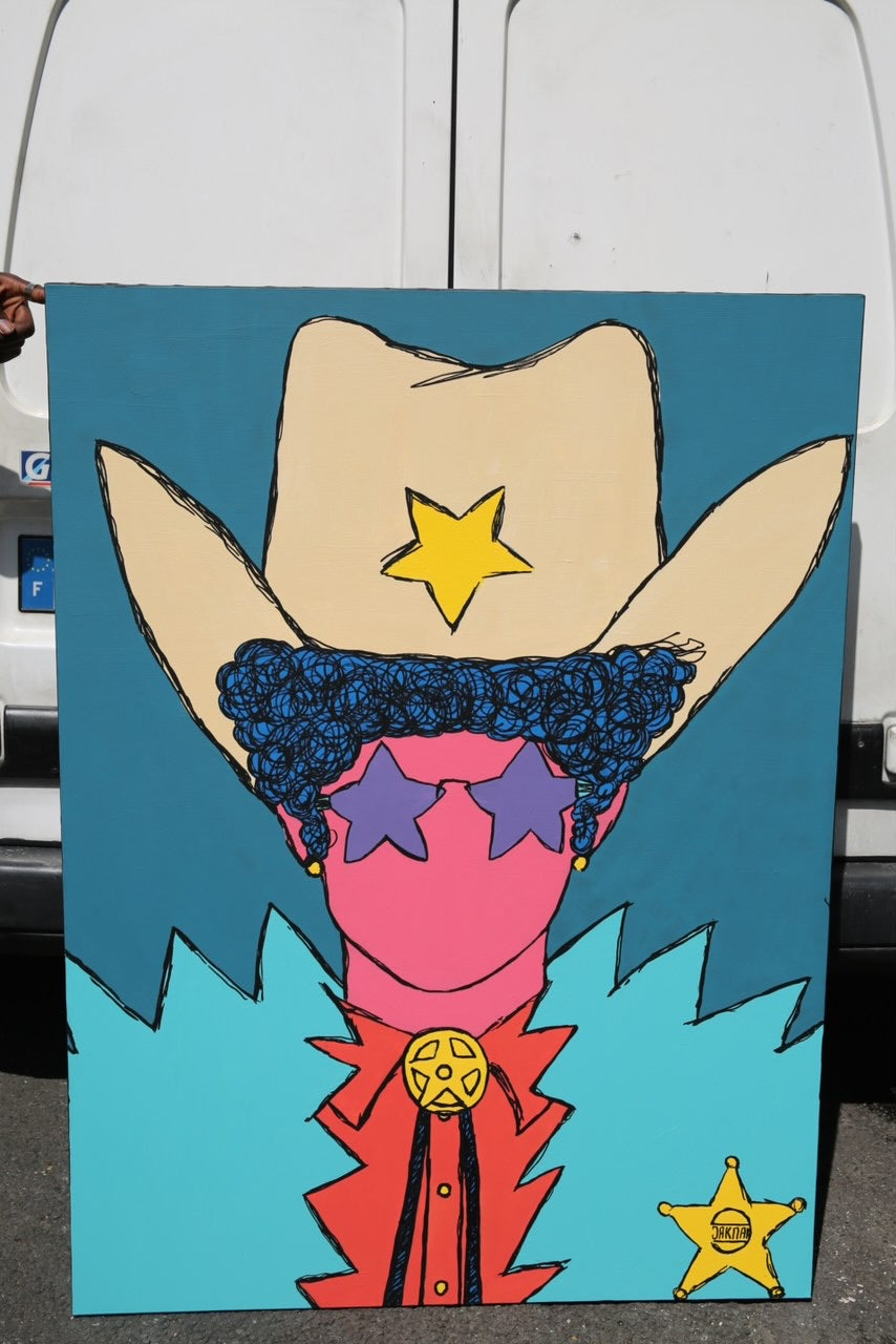Tableau Amor 5 Étoiles Jakman - Cowboy - Sheriff